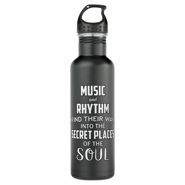 Music DJ Dance Art Hip Hop Guitar Funny Gift Idea 710 Ml Water Bottle (Front)