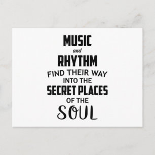 Music DJ Dance Art Hip Hop Guitar Rock Funny Gift Postcard