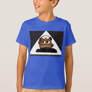 Music DJ Owl Design - Kids 3/4 sleeve T-Shirt