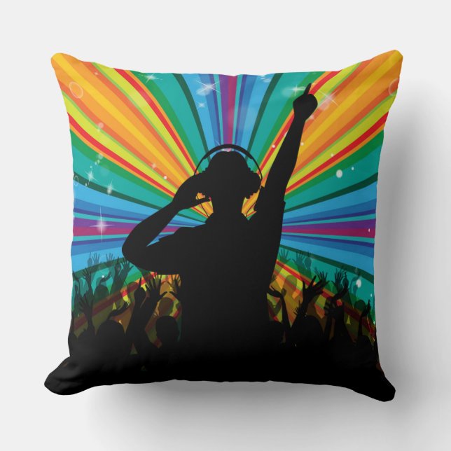 Music DJ throw pillows (Front)