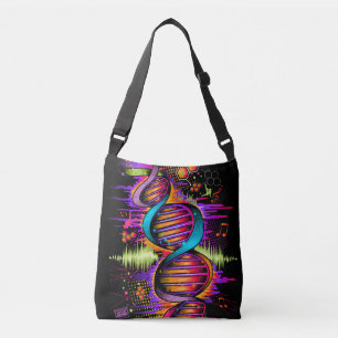 Music DNA Crossbody Bag