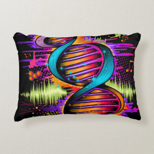Music DNA Decorative Cushion