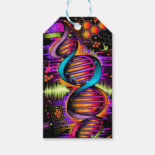 Music DNA Gift Tags (Front)