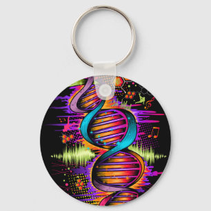 Music DNA Key Ring
