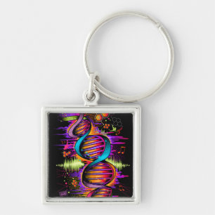 Music DNA Key Ring