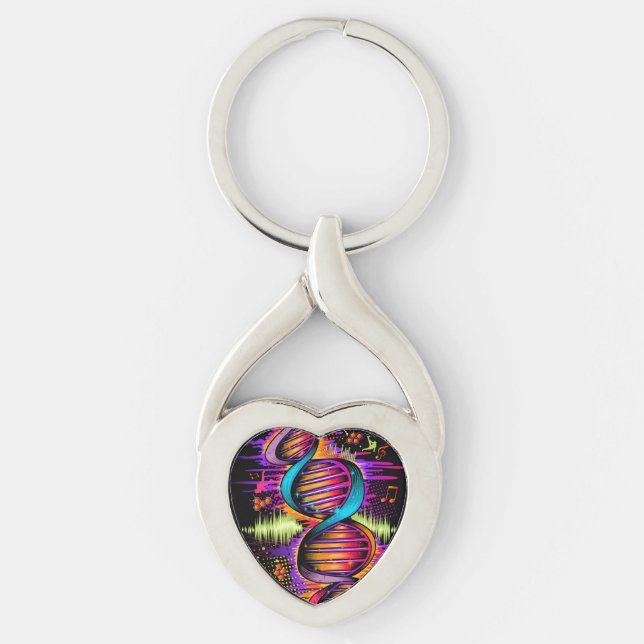 Music DNA Key Ring (Front)