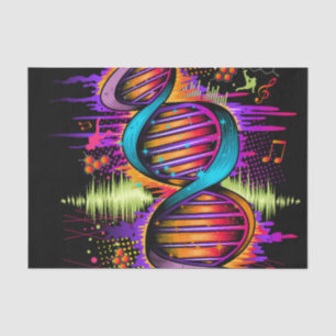 Music DNA Tissue Paper