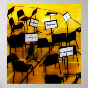 Music Dreams Start Here Poster