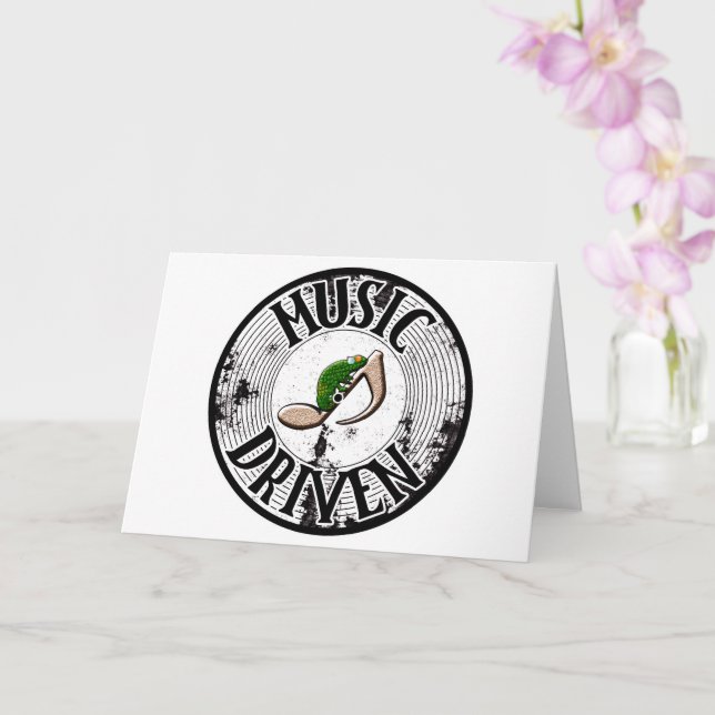 Music driven card (Orchid)