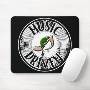 Music driven mouse pad