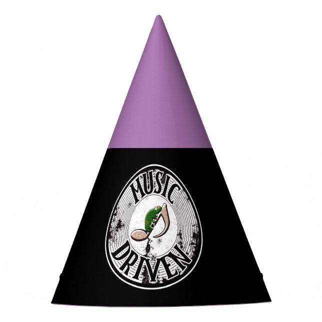 Music driven  party hat (Front)