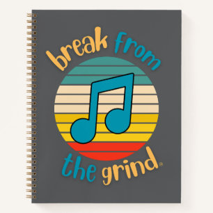 Music Eighth Note Notebook