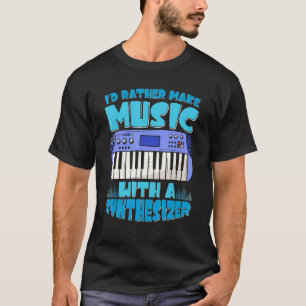 Music Electronic Musician Heart Synthesizer T-Shirt
