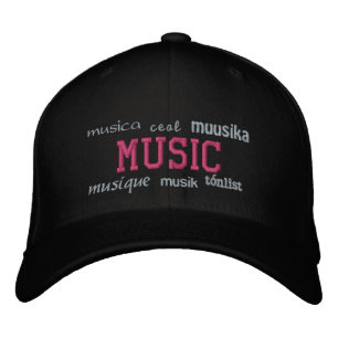 Music - Embroidered Hat