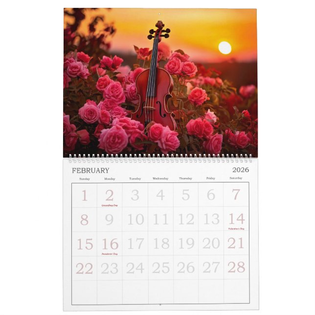 Music Enthusiasts Calendar (Feb 2026)