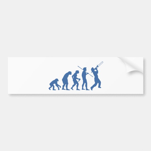 Music Evolution Bumper Sticker (Front)