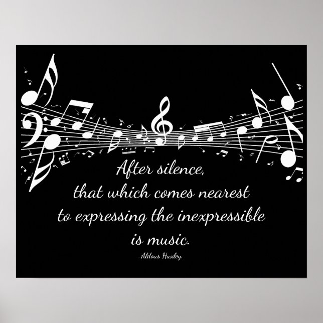 Music: Expressing the Inexpressible Poster (Front)