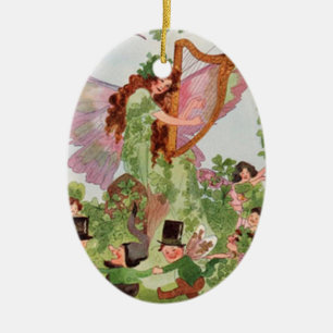 Music Faerie Playing Music Ceramic Tree Decoration