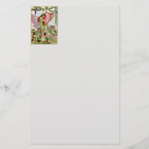 Music Faery Playing Music Stationery