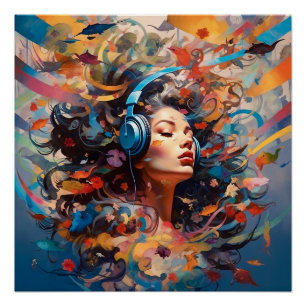 Music Feeds Me Poster