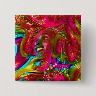 Music Festival 15 Cm Square Badge