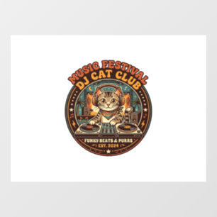 Music Festival DJ Cat Cat Lover Gift - Music Festi