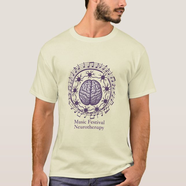 Music Festival Neurotherapy T-Shirt (Front)