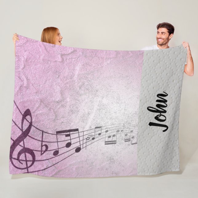 Music Fleece Blanket (In Situ)