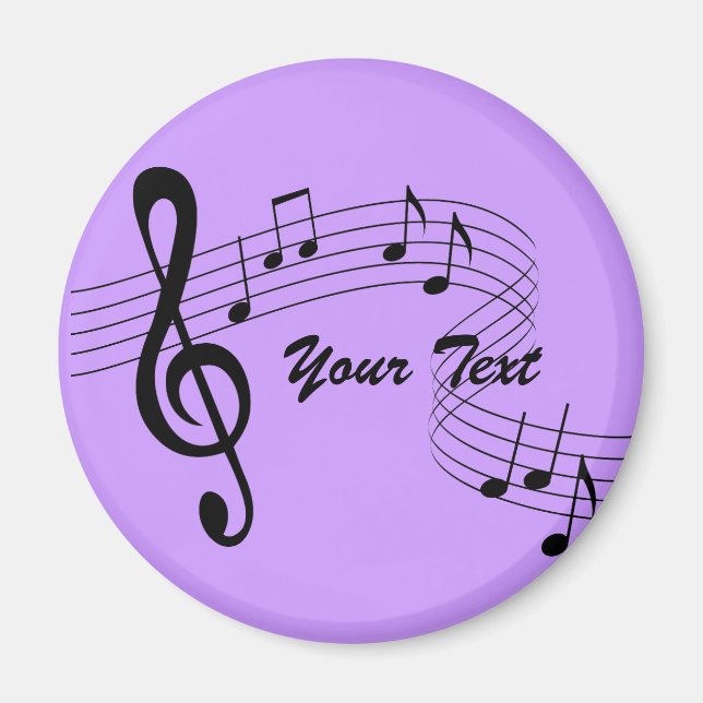 Music Flows Magnet (any colour) (Front)