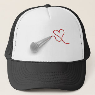 Music for love trucker hat
