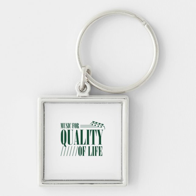 Music For Quality Of Life Key Ring (Front)