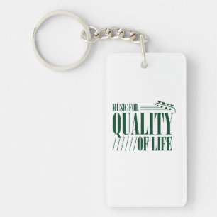 Music For Quality Of Life Key Ring