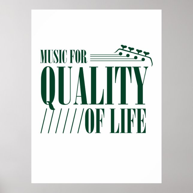Music For Quality Of Life Poster (Front)