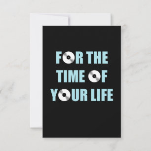 Music For The Time Of Your Life RSVP Card