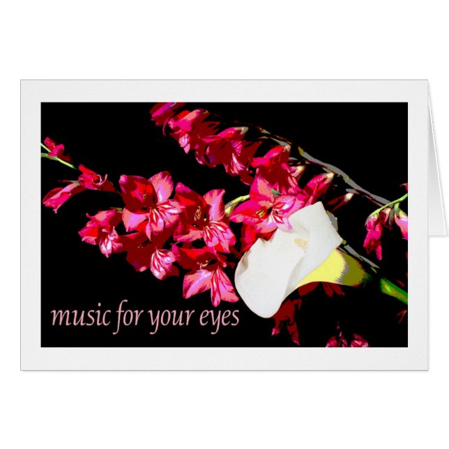 music for your eyes - flowers (Front Horizontal)