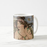 Music, from Les Arts, Alphonse Mucha