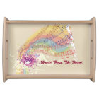 Music From The Heart Serving Tray