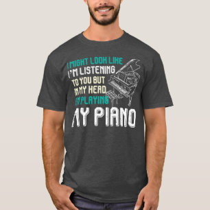 Music Funny Pianist Gift Orchestra Piano T-Shirt