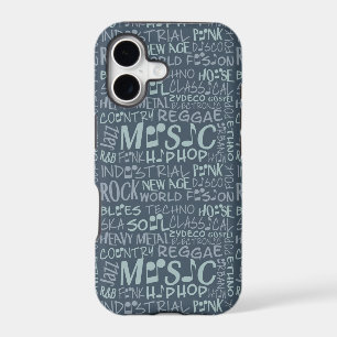 Music Genres Word Collage cases