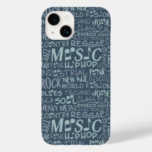 Music Genres Word Collage cases