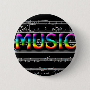 Music Gifts! 6 Cm Round Badge