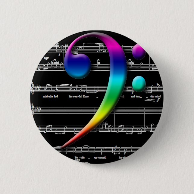 Music Gifts 6 Cm Round Badge (Front)