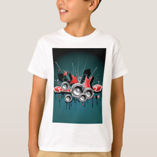 Music Graphic Speakers Audio T-Shirt