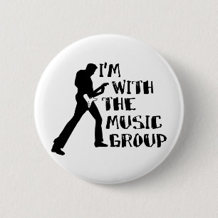 Music Group 6 Cm Round Badge