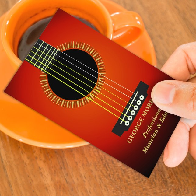 Music Guitar Business Card (Creator Uploaded)