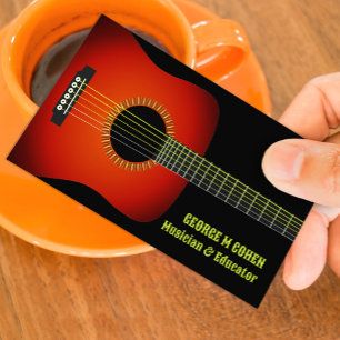 Music Guitar Business Card