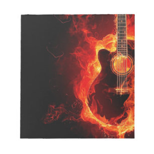 music guitar flames fire note dance Destiny'S