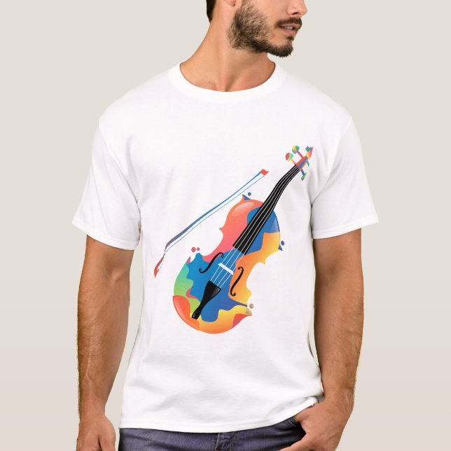 Music Guitar  T-Shirt (Front)