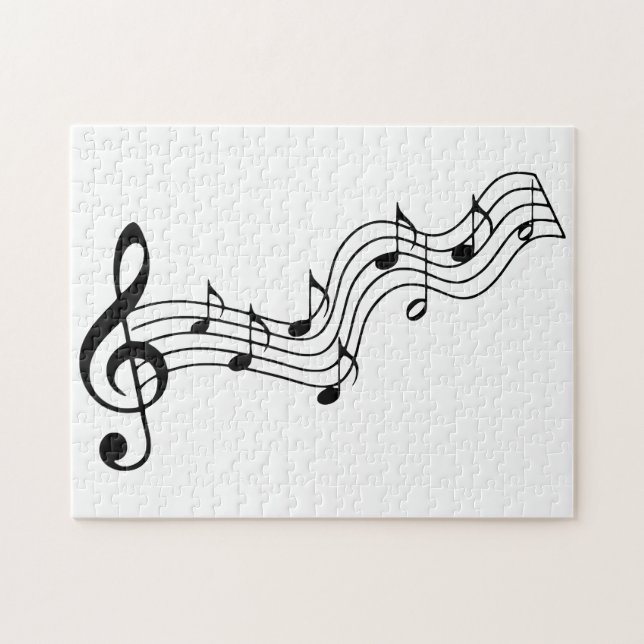 Music Hard Challenging Evil Extreme Jigsaw Puzzle (Horizontal)