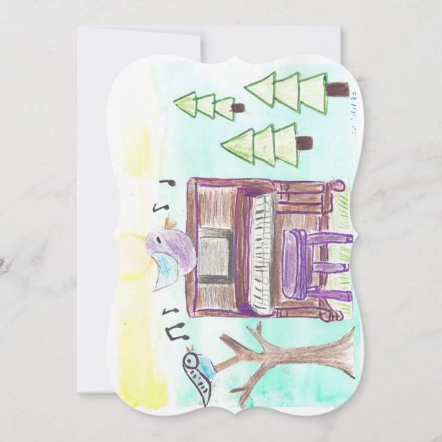 music harmony invitation (Front)